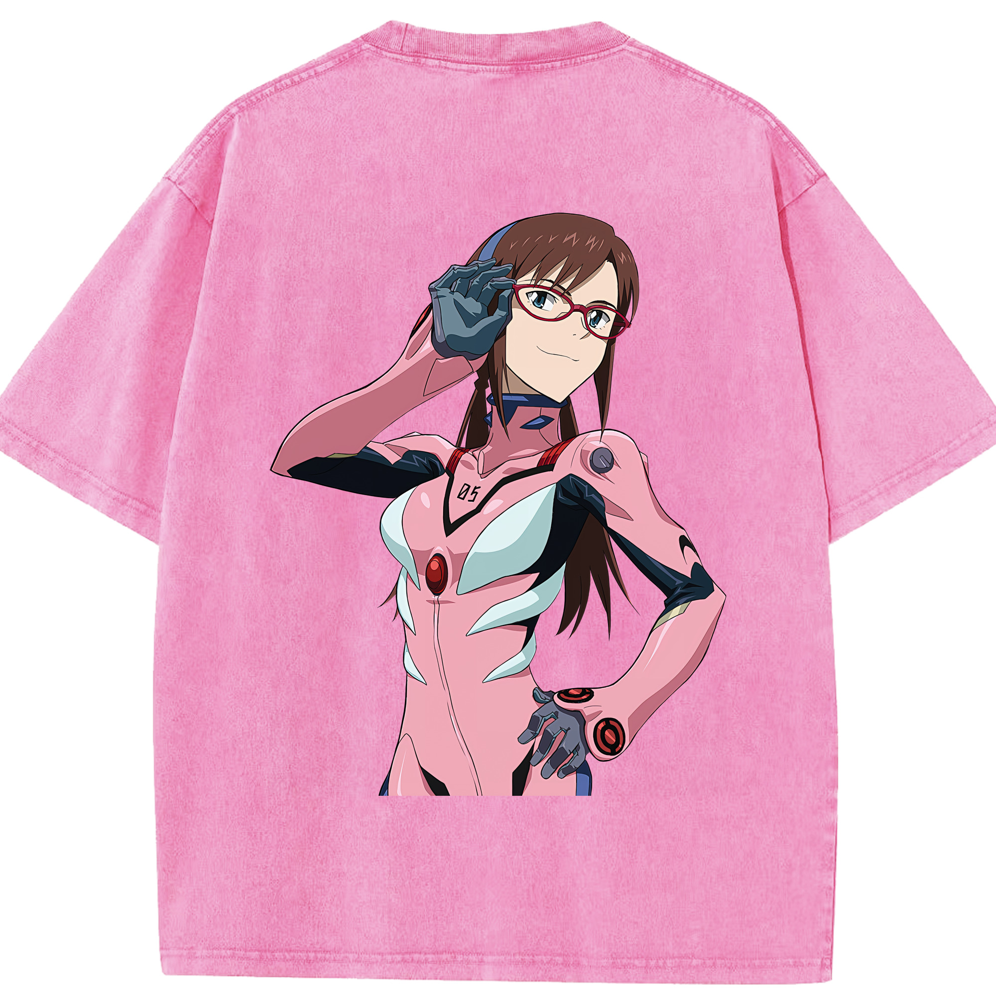 （画像用） EVA 新世紀エヴァンゲリオン 綿100% ヴィンテージ風 半袖Tシャツ（背面プリント）